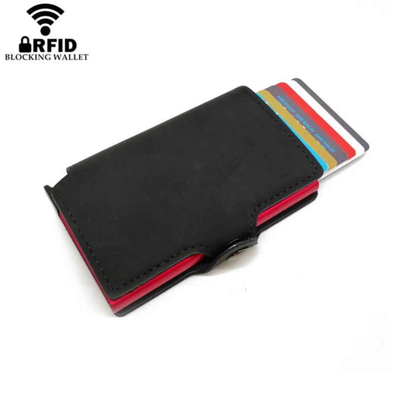 Мужской кошелек с отделением для кредитных карт Anit RFID алюминиевый