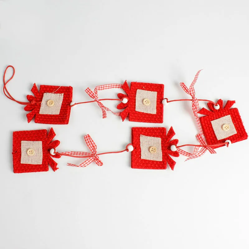 Рождественские шерстяные Knit Drop украшения окна магазина Xmas Декор рождественские