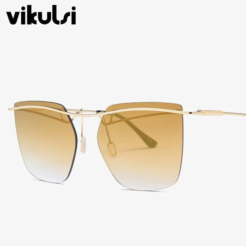 Солнцезащитные очки кошачий глаз UV400 для мужчин и женщин зеркальные солнечные в