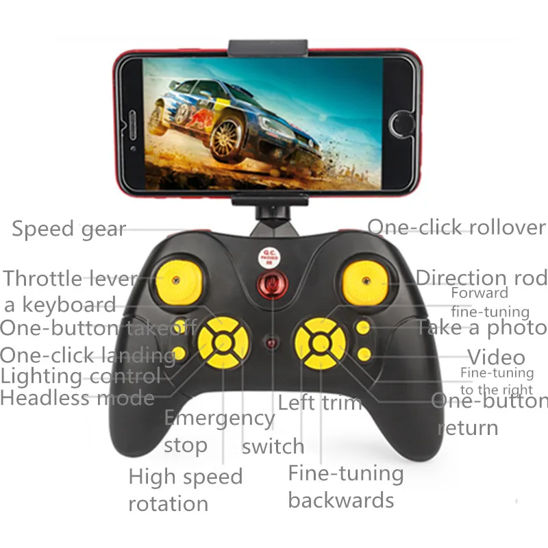 Дрон с камерой mini x pro 4k Радиоуправляемый вертолет пульт управления
