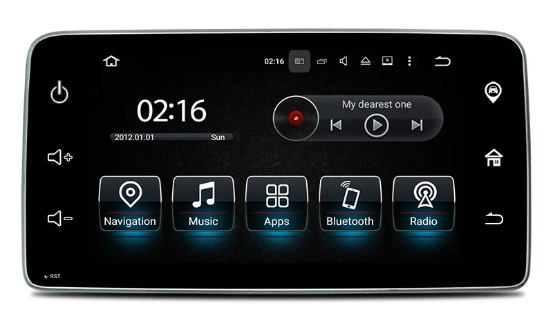 9 дюймов Android 8 0 7 1 автомобильный DVD GPS плеер навигация Восьмиядерный для mercedes benz Smart