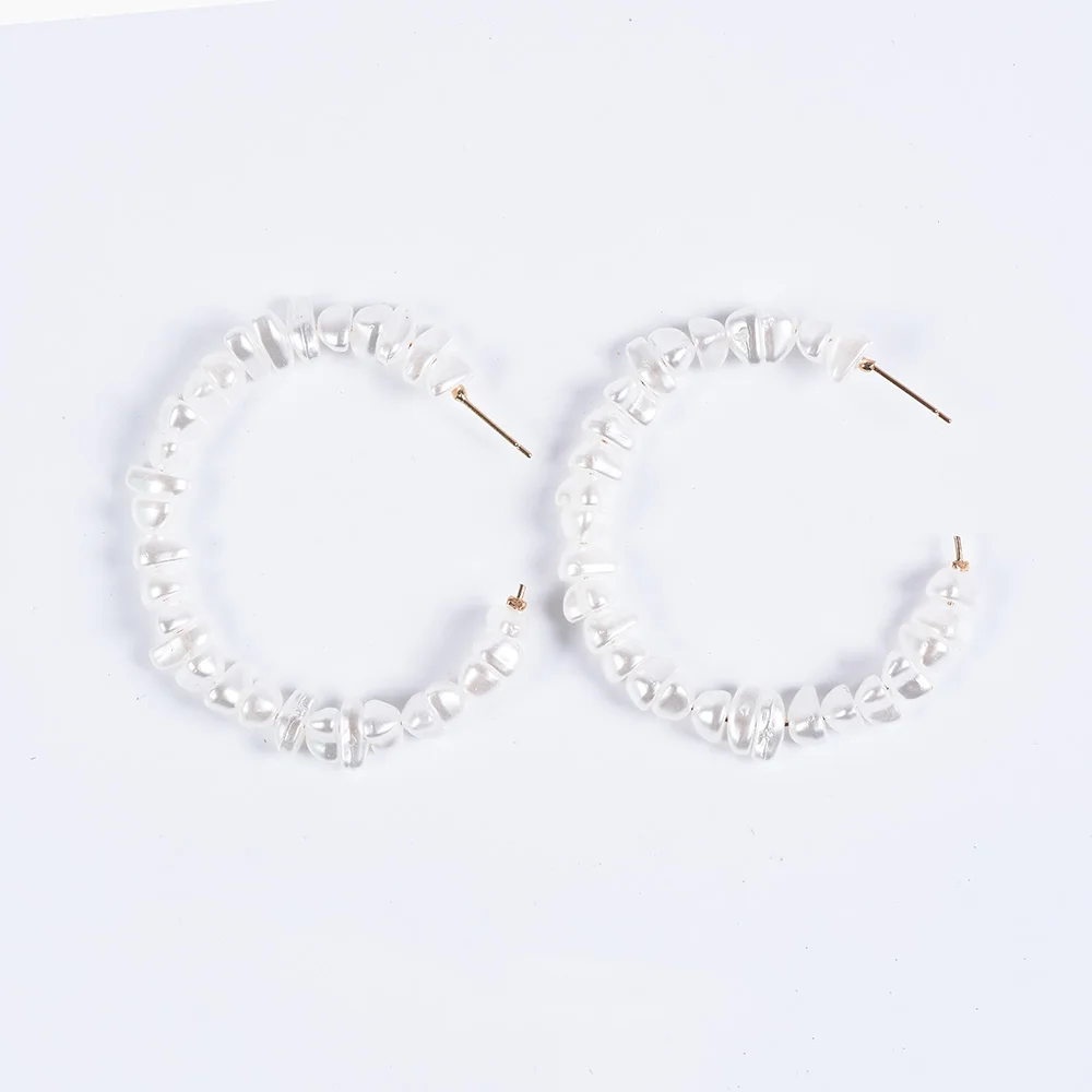 ZA жемчужные серьги новейшая бижутерия ручной работы Boho Длинные Подвесные серьги для женщин Свадебные подарки - Окраска металла: 14N0206
