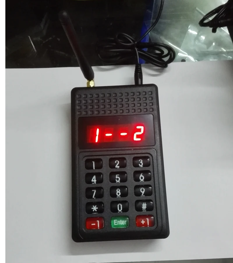 Система управления очереди пейджера для ресторана KFC фаст-фуда с 12 вибрирующими