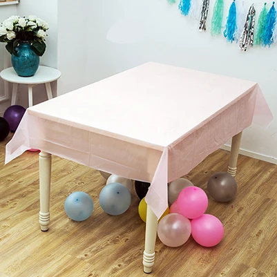 pink 1 предмет 137 см* 183 см однотонные Цвет Скатерти Год Вечерние Свадебное Платье темного цвета скатерть с русалкой Счастливого Рождества скатерти - Цвет: pink