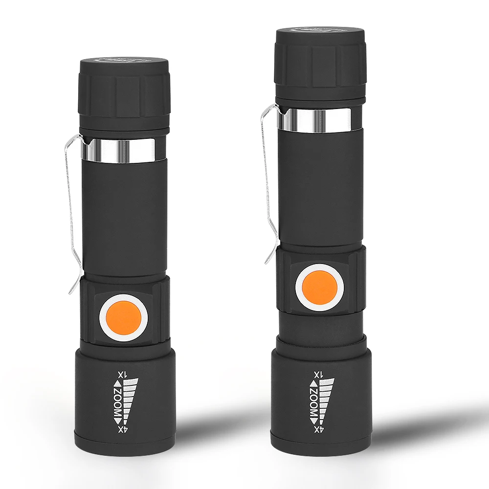 XPE фонарик фонарь 3 режима USB Перезаряжаемый светодиодный портативный