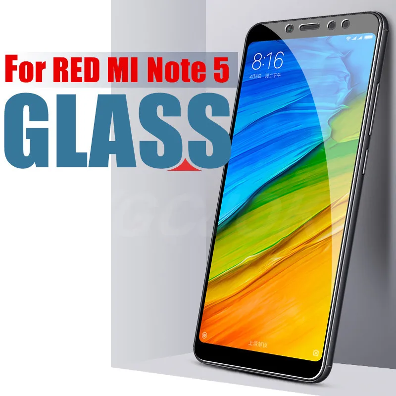 Защитное стекло VGCJOK для смартфона Xiaomi Redmi Note 5/5 Pro твердость 9H цвет рамки