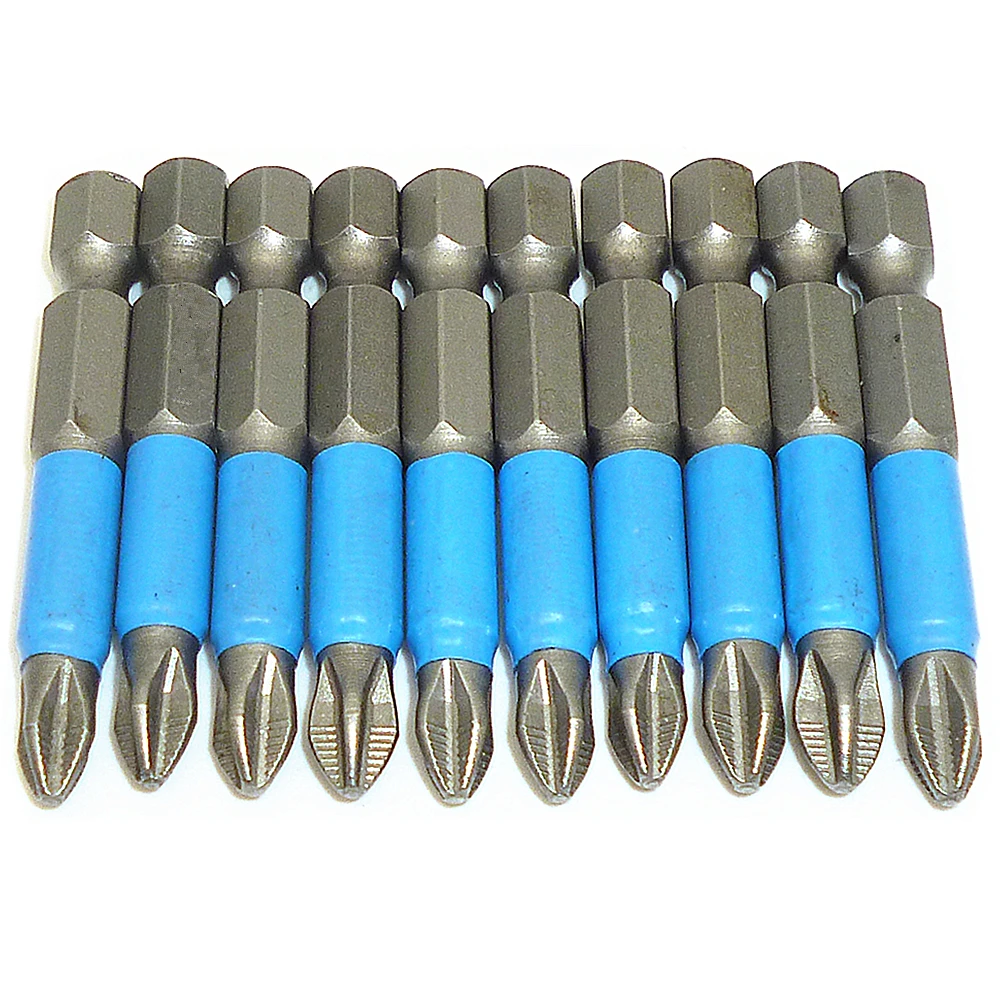 10 шт. PH2 S2 на одной стороне крестообразная отвертка для винтов с головкой алмазным