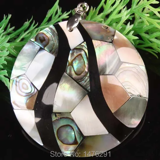 Подвеска из бусин в виде перламутровой ракушки 50 х50 мм 1 шт.|bead treasures glass beads|beaded