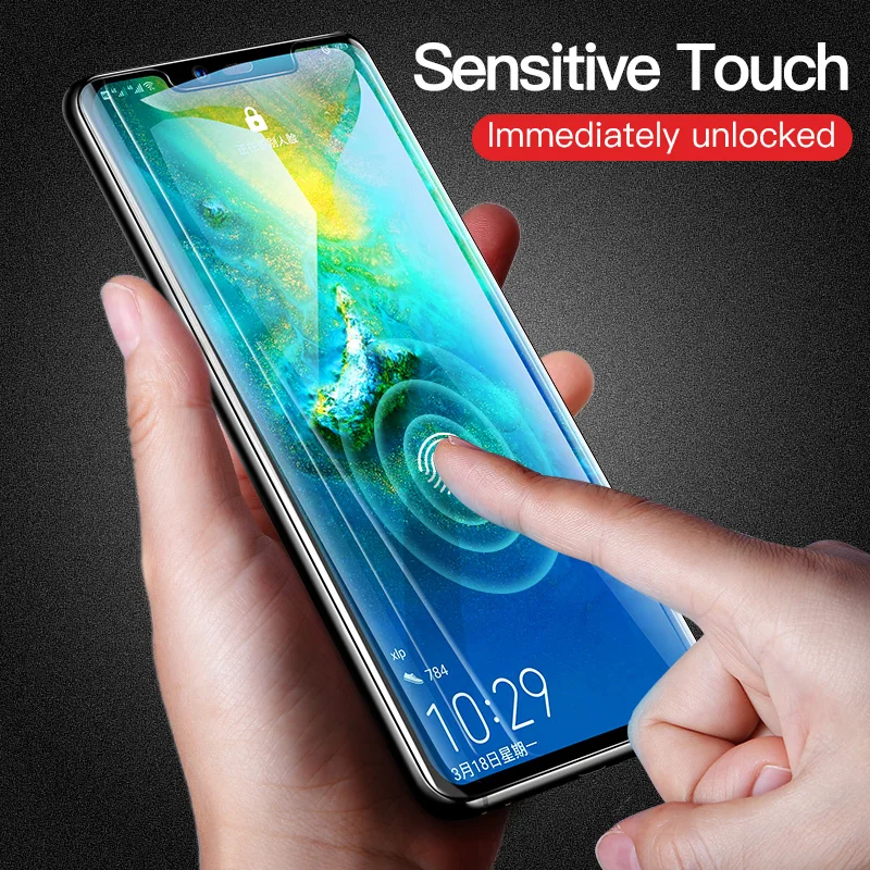 Msvii Glass For Huawei Mate 20 Pro Screen Protector Tempered Film 20X Curved Edge | Мобильные телефоны и аксессуары
