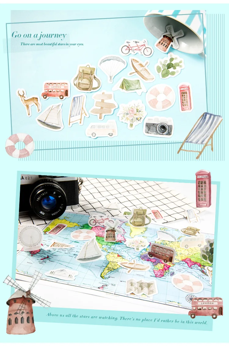 46 шт дорожный стикер для канцелярских товаров Totem Memo sticker s Pack разместил его Kawaii планировщик для скрапбукинга Escolar школьные принадлежности