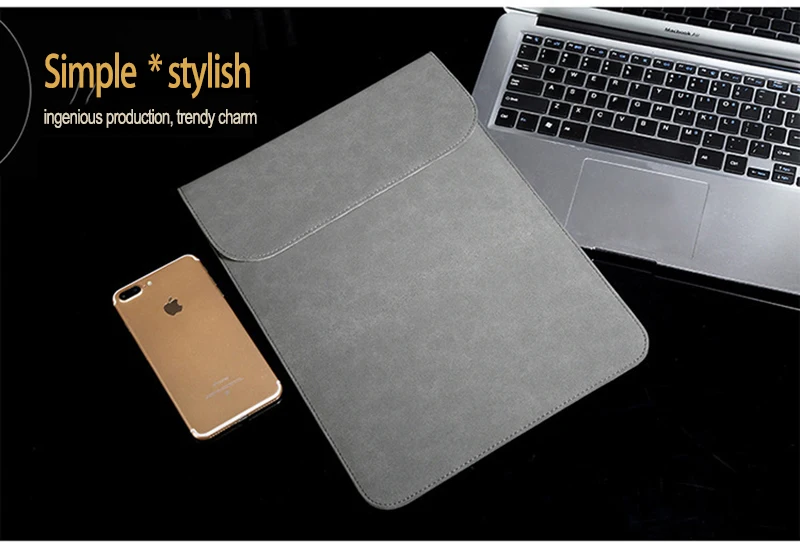 Чехол/сумка из искусственной кожи для Macbook Air retina 11 12 15,4 Новинка Pro 13 15 чехол для ноутбука с сенсорной панелью для Xiaomi 13,3 15,6