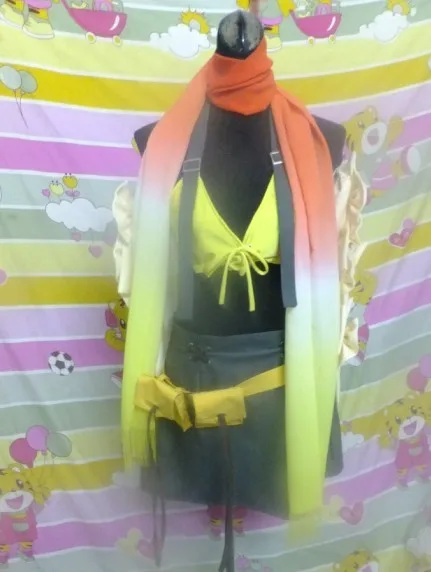 

2016 Japanese Anime Final Fantasy X-2 Rikku Cosplay Costume