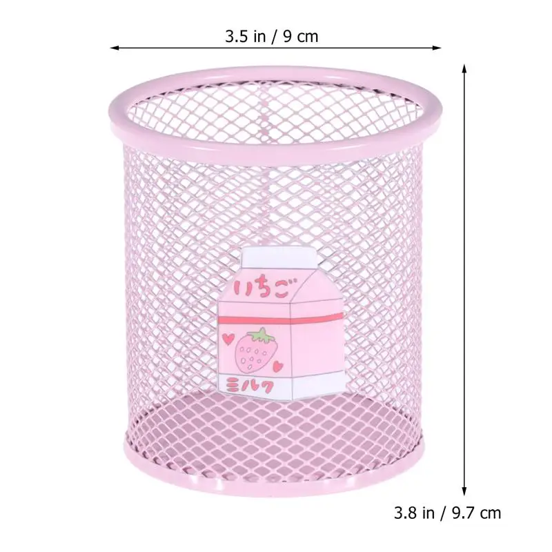 Мини мусорный бак 1 шт. круглый милый Настольный чехол карандаш корзина для
