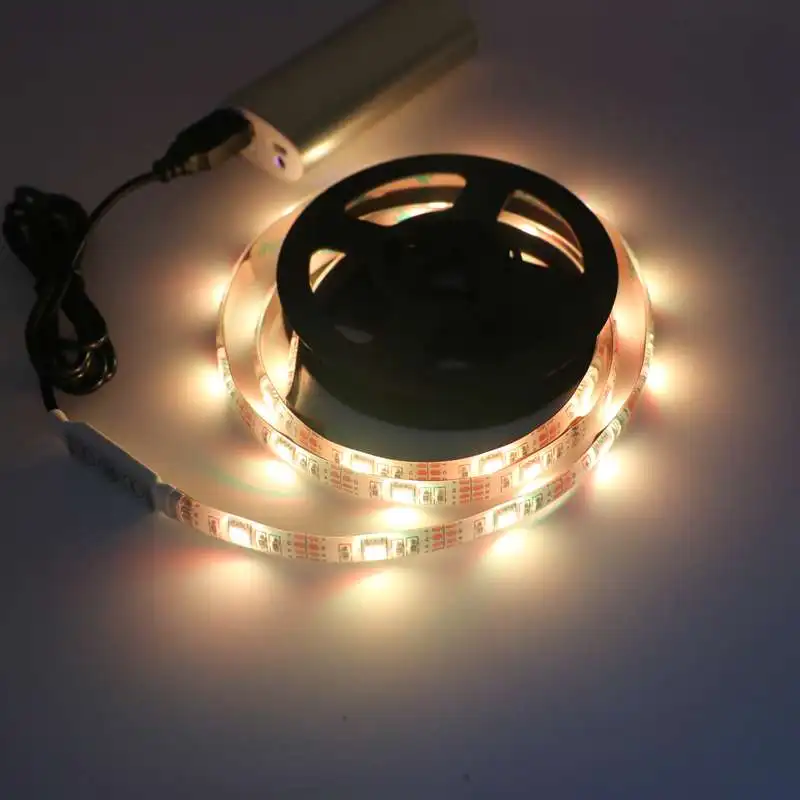 

SZYOUMY 50CM USB LED Strip Light 5V 5050 SMD IP65 Waterproof RGB Warm / Cool White Flexible TV Background Lighting Strip