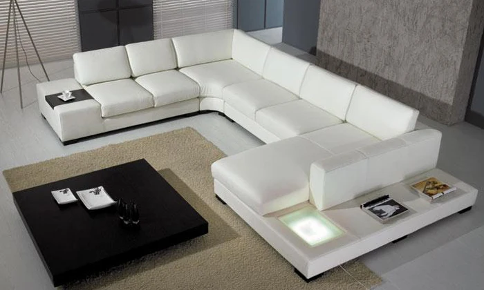 Бесплатная доставка современный европейский дизайн диван большой размер U