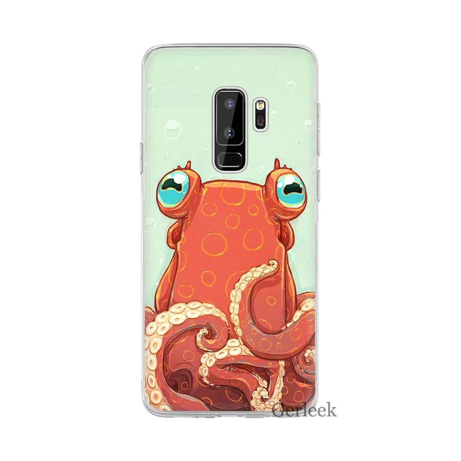 Чехол Desxz Blue Sea Octopus для Samsung Galaxy J1 J2 J3 J5 J7 J6 Prime Жесткий сумка|Чехлы-накладки| |