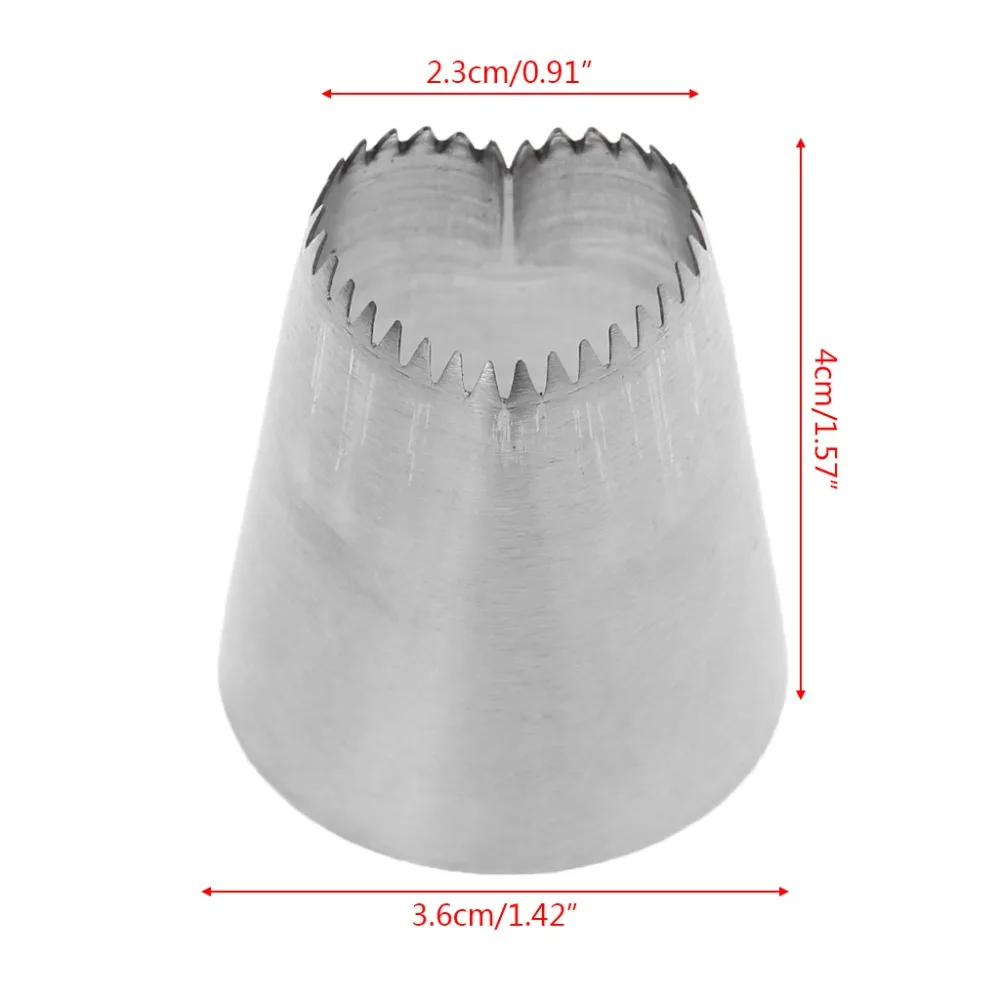 Насадка для украшения торта насадка обледенения из нержавеющей стали в форме