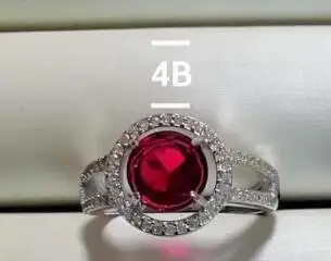 Красивые серебряные драгоценные камни кольца случайный микс колец оптовая цена