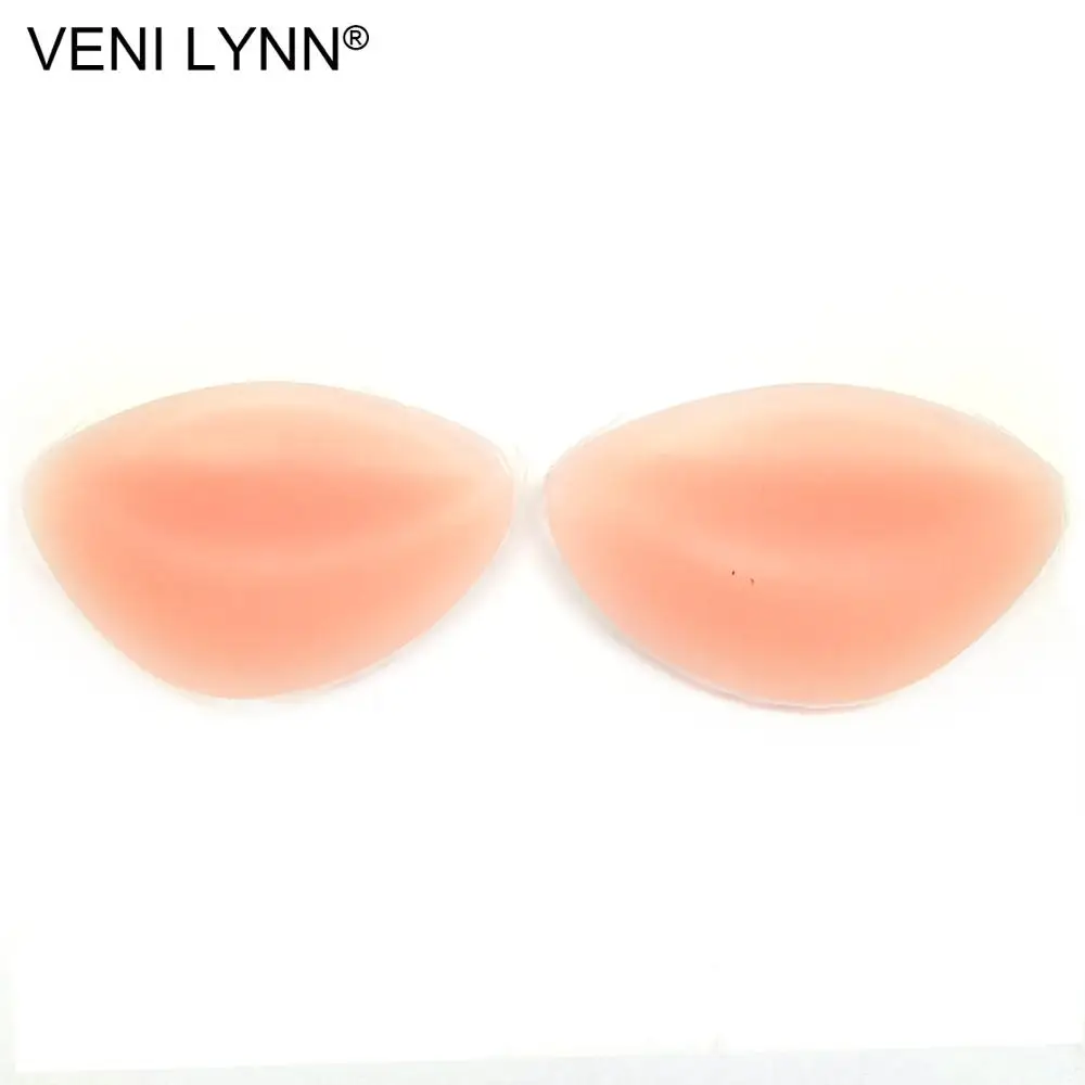 VENI LYNN Removable Beige Samll Silicone Bra Padding Push Up Pads Skin Breast Inserts Chest Bust Enhancers for Bikini Swimsuit | Женская