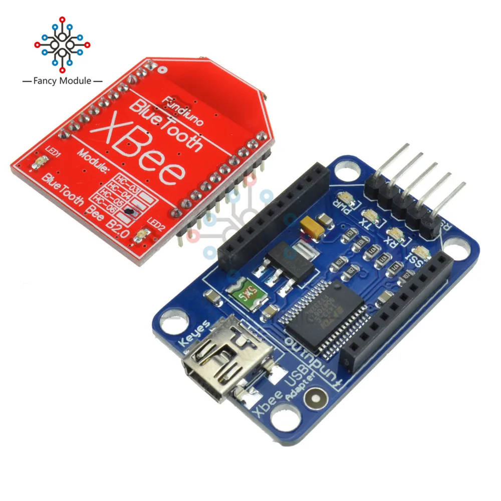 Xbee HC-05 Master And Slave + Mini XBee Bluetooth Bee USB в последовательный порт адаптер конвертер модуль