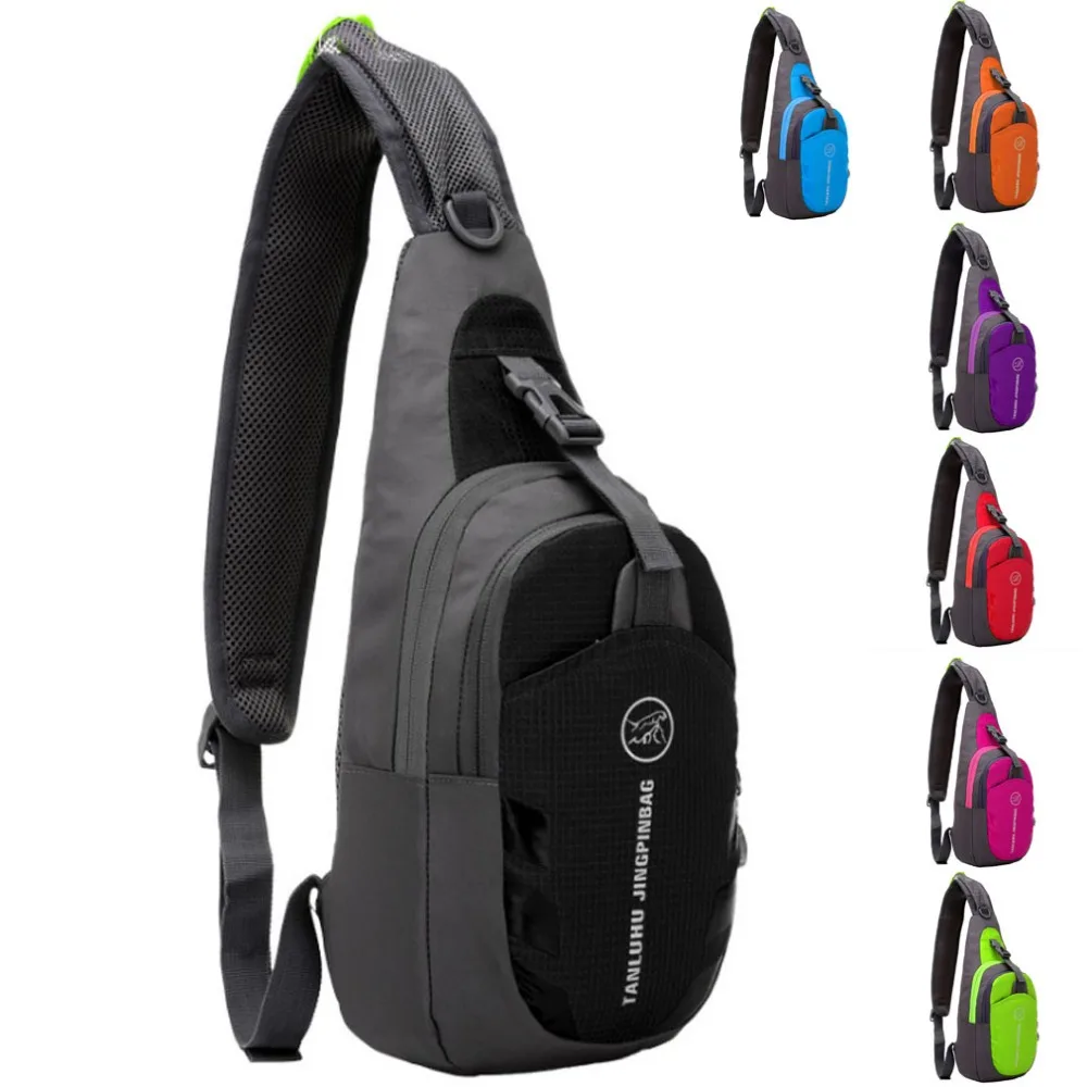 Водонепроницаемая нейлоновая нагрудная Сумка слинг унисекс дорожный мессенджер