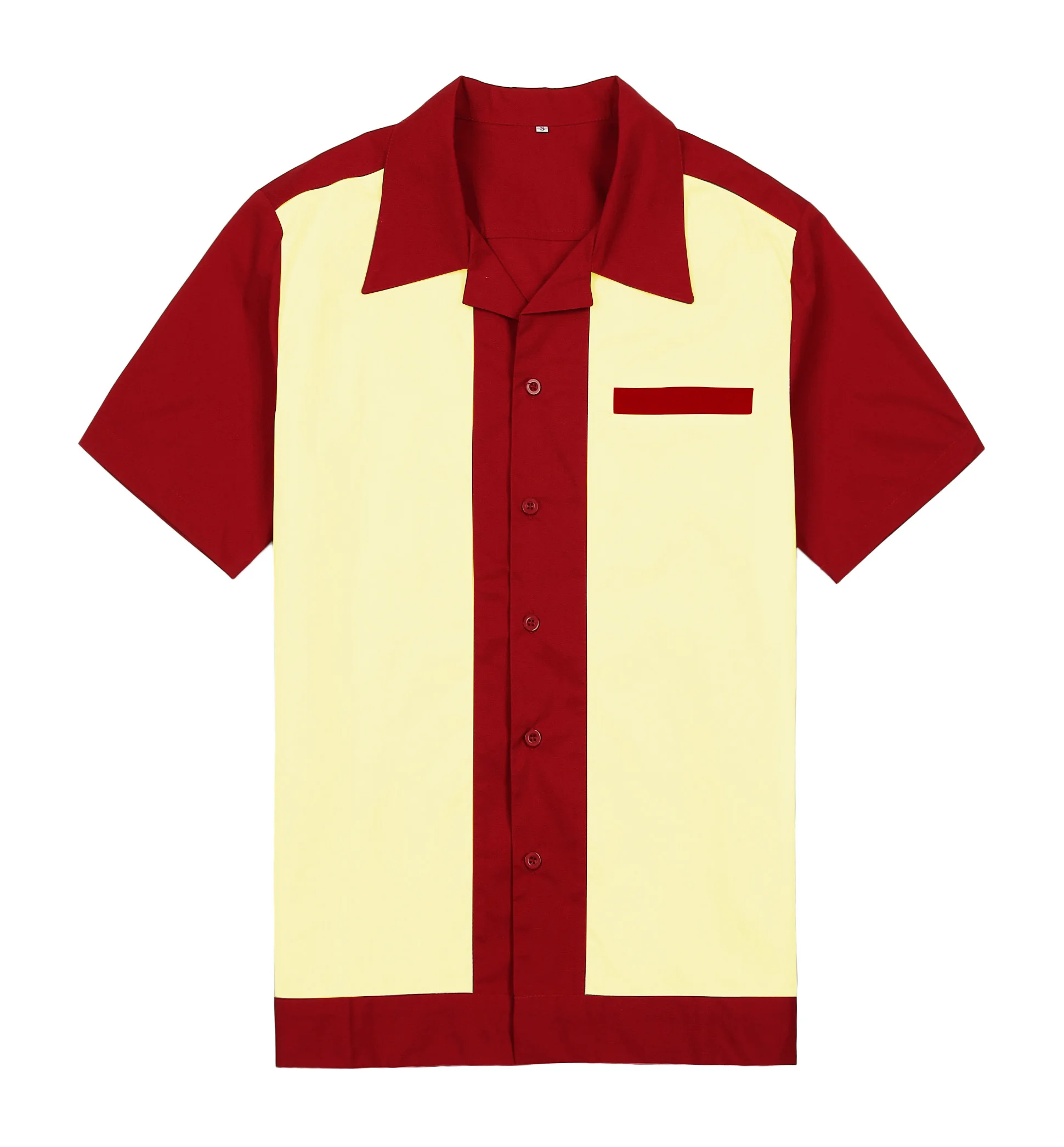 wholesale online mens casual hawaiian shirts short sleeves cotton vintage work shirt button up woven rockabilly | Мужская одежда