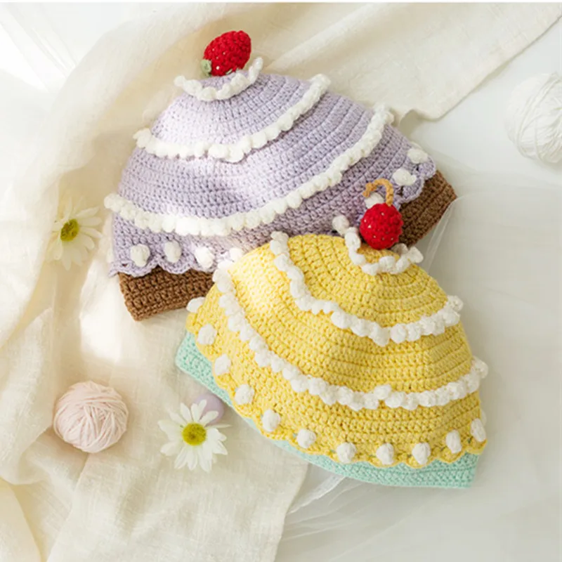 [RUBI DIY] Baby wool Crochet knitted children's hat handmade DIY weave Handmade by RUBI | Дом и сад