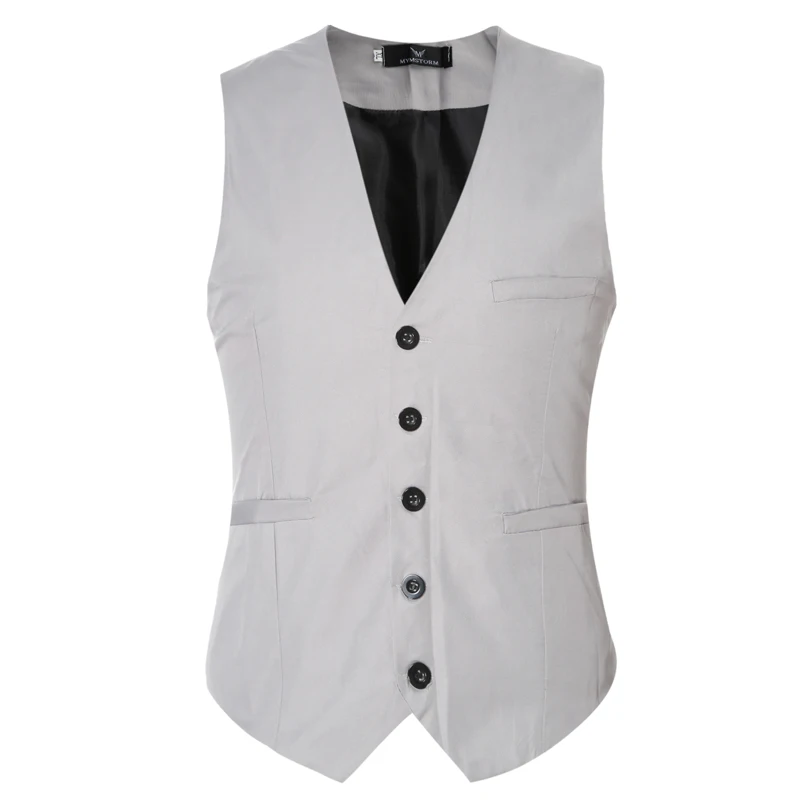 Новое поступление Мужская мода костюм жилет для мужчин Slim Fit жилеты на свадьбу
