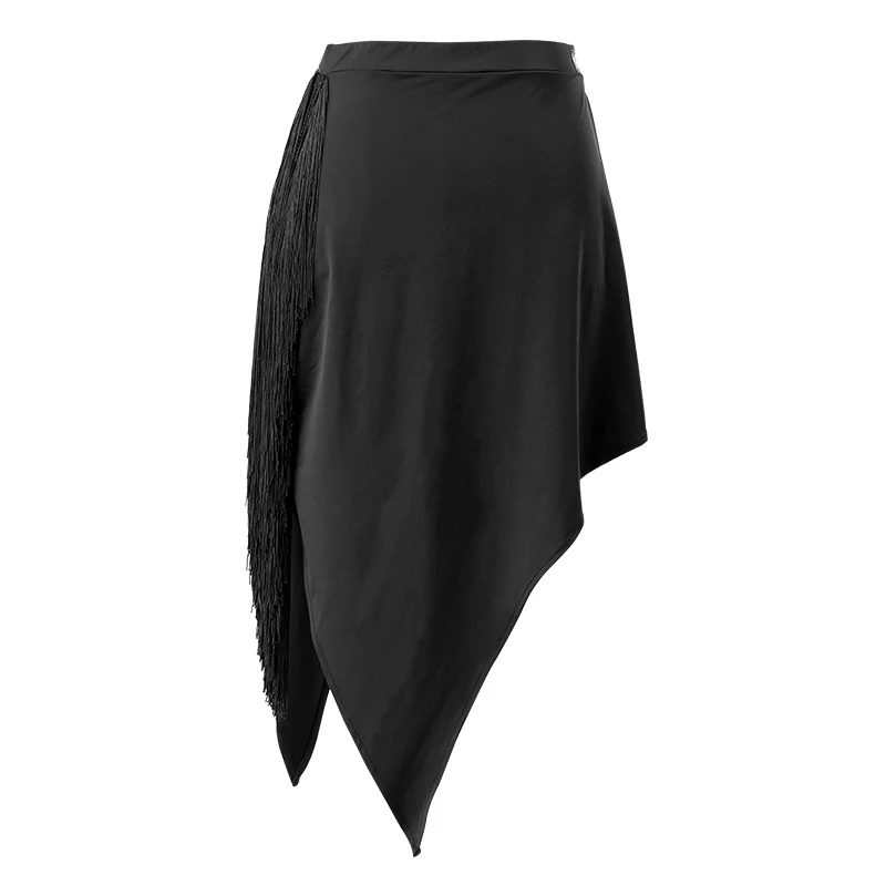 Black Women'S Skirt Femme Sexy Danse Ballroom Dance Competition Dresses Woman Latin Clothing Rumba Samba Dress DQS2009 | Тематическая