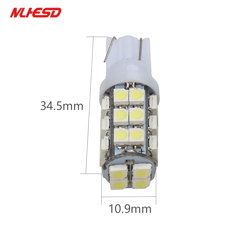 10 шт. оптовая продажа T10 28 Smd светодио дный 28Smd 1210 3528 Авто свет Клин лампочки W5W
