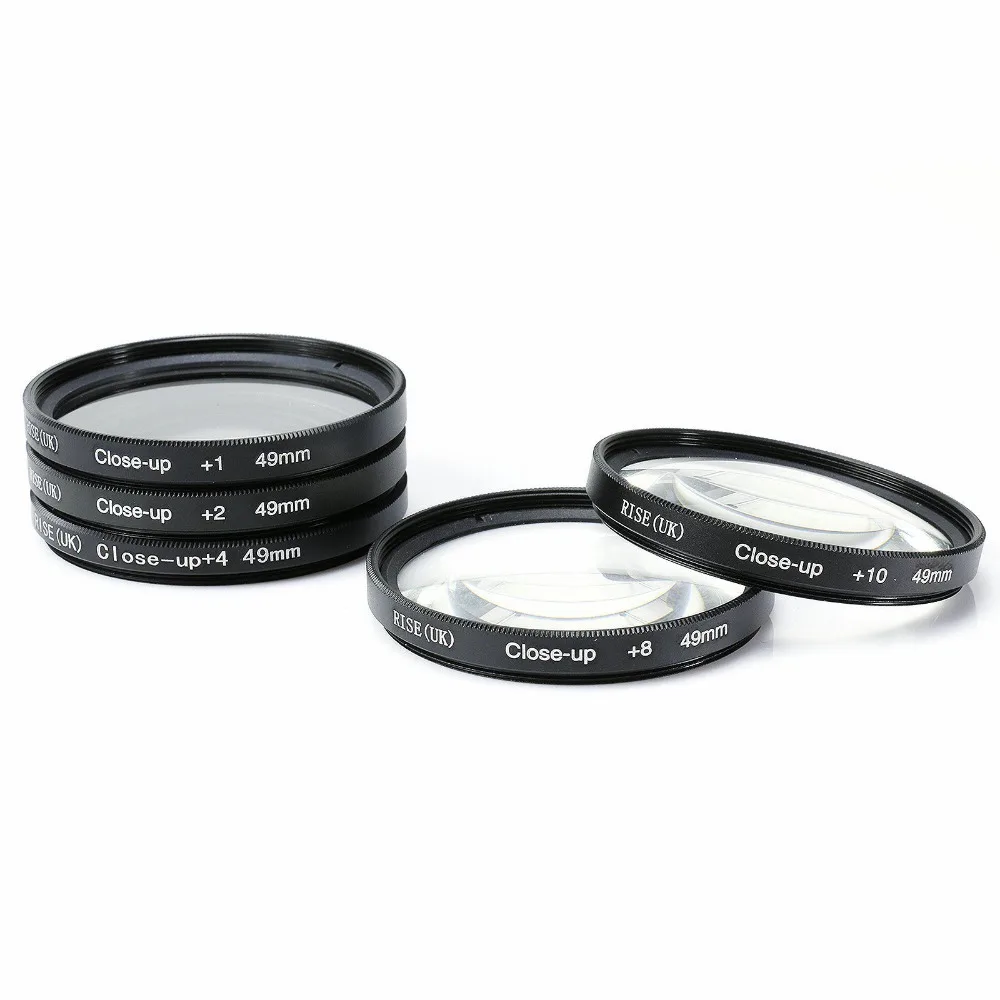 49 мм Макро + 1 2 4 8 10 Комплект фильтров для объектива DSLR SLR| |