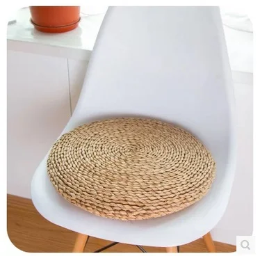 Толстая Подушка кошачий хвост ручной работы подушка для медитации соломенный