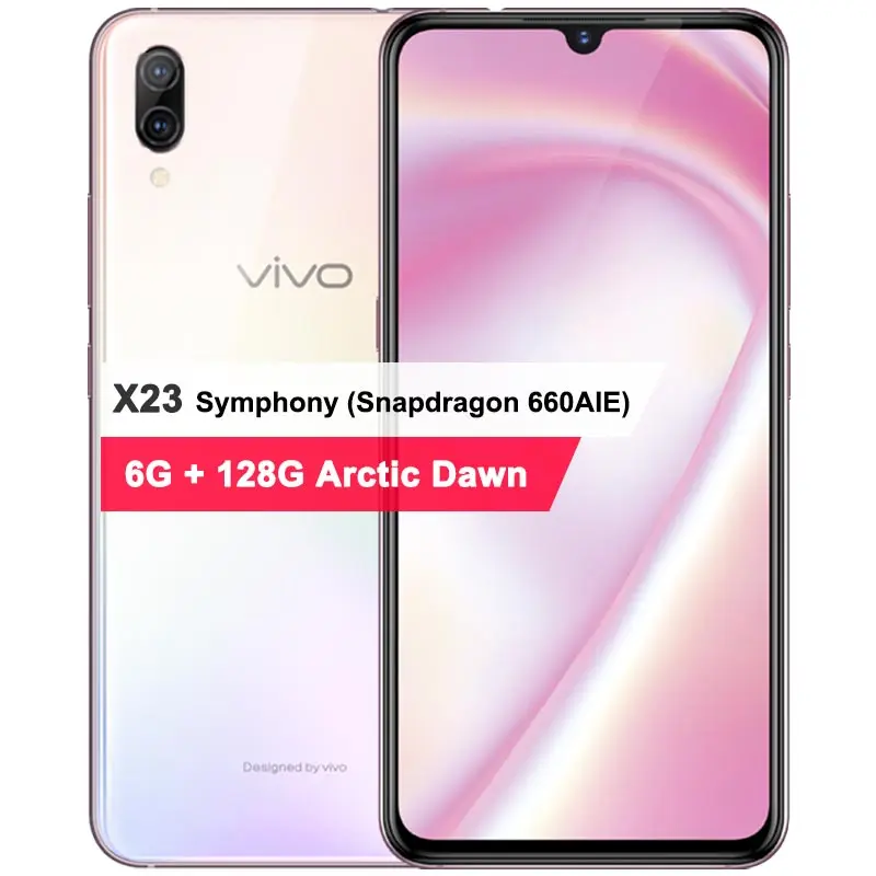 Оригинальный VIVO X23 мобильный телефон 6 41 &quot6G RAM 128G ROM 24.8MP камера Snapdragon 660