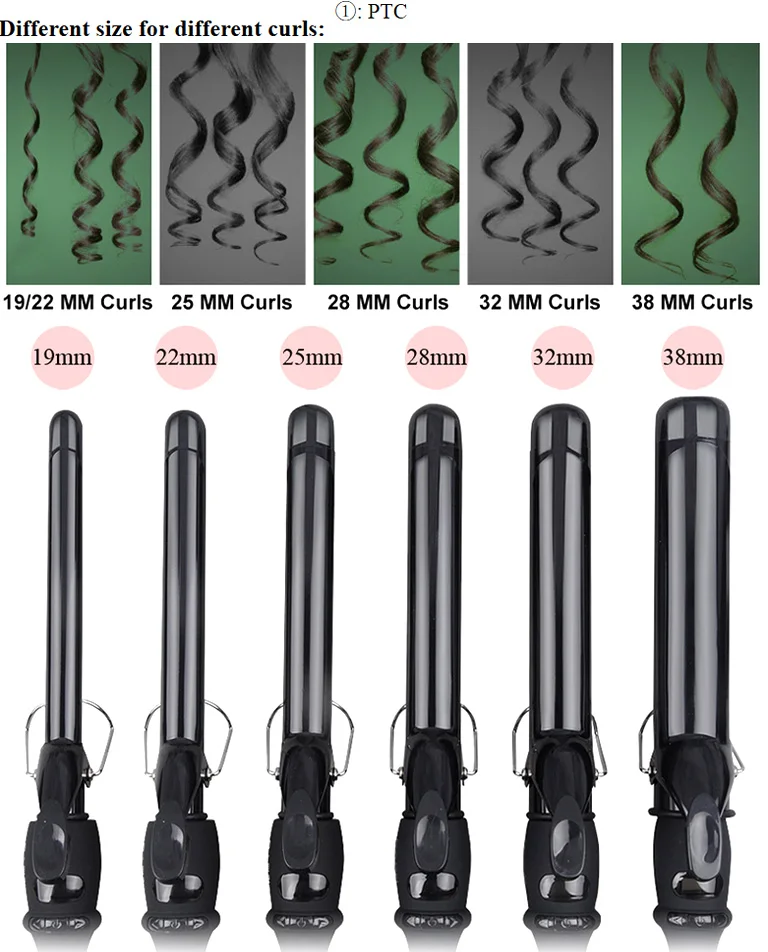 Керамические электрические щипцы для завивки волос профессиональные роликовая