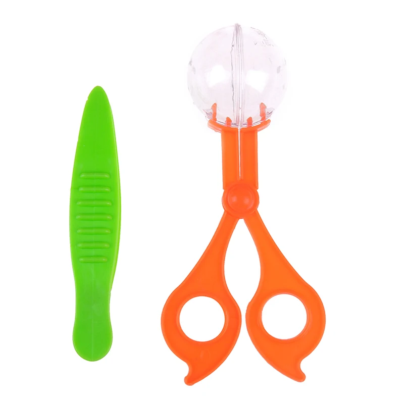 

1Set Plastic Bug Insect Catcher Scissors Tongs Tweezers For Kids Children Toy Handy