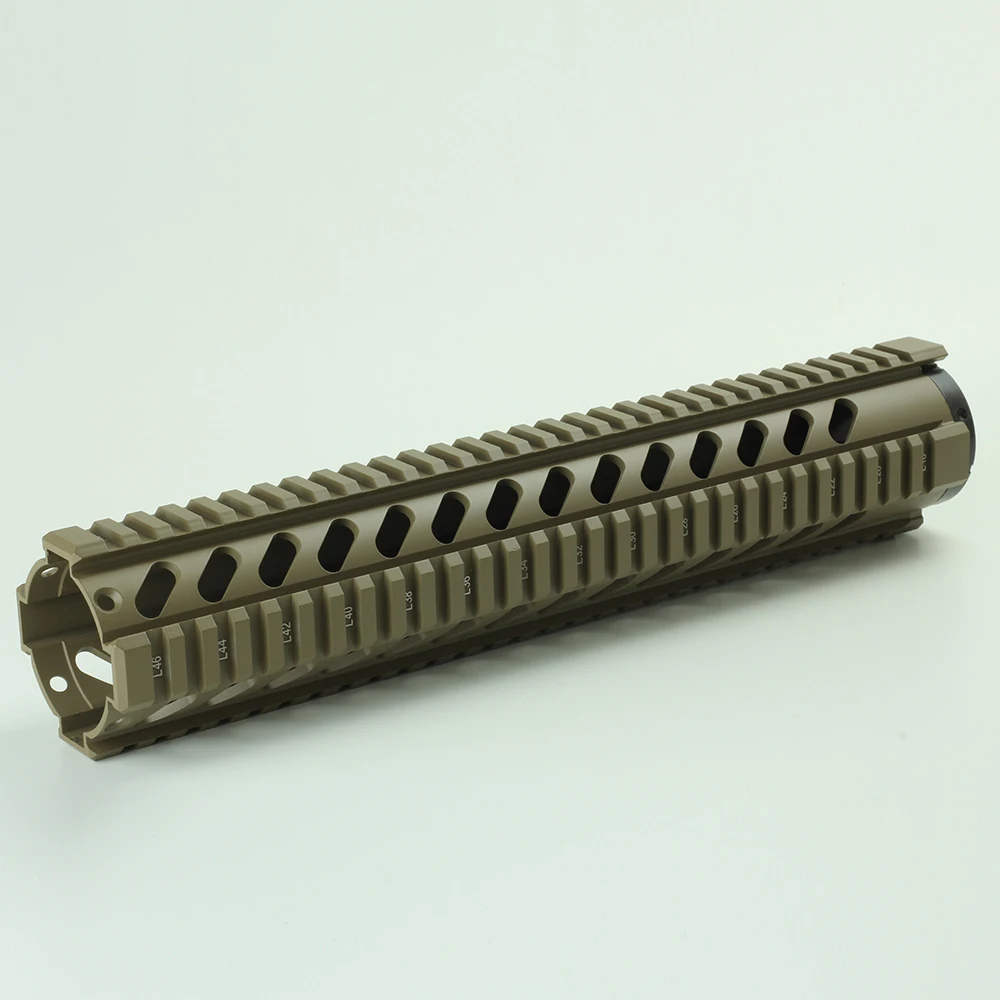 Тактический Ohhunt T Series 12 дюймов бесплатно поплавок Quad Пикатинни Handguard