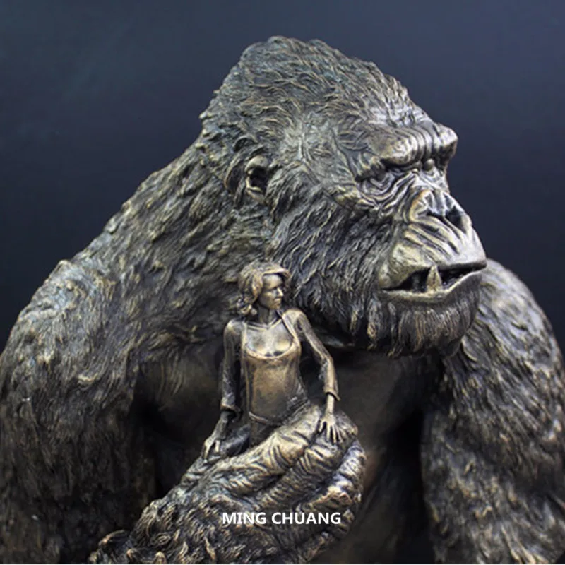 Статуя короля Конга и Анны грудь Джек половина длины фото или портрет Имитация