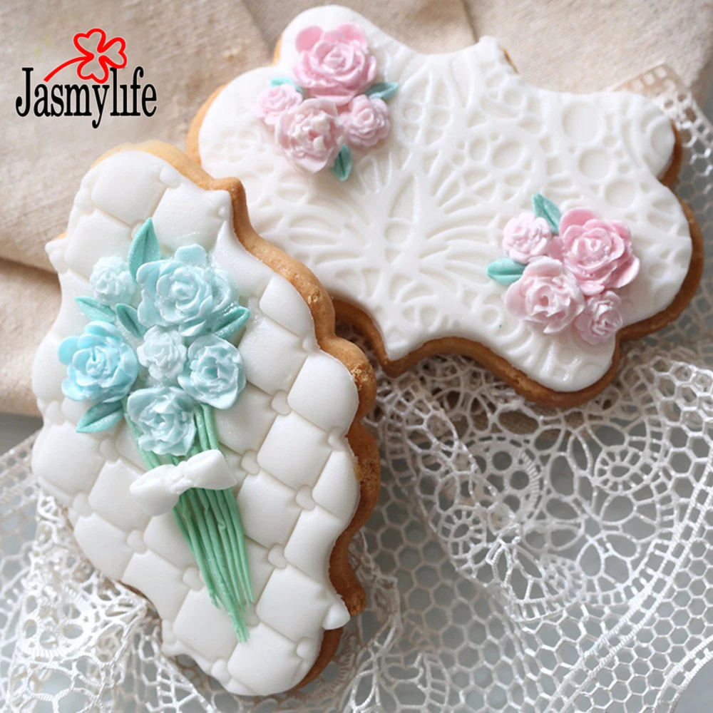 Европейский стиль 3 шт. нержавеющая сталь фоторамка резак для печенья форма мусс