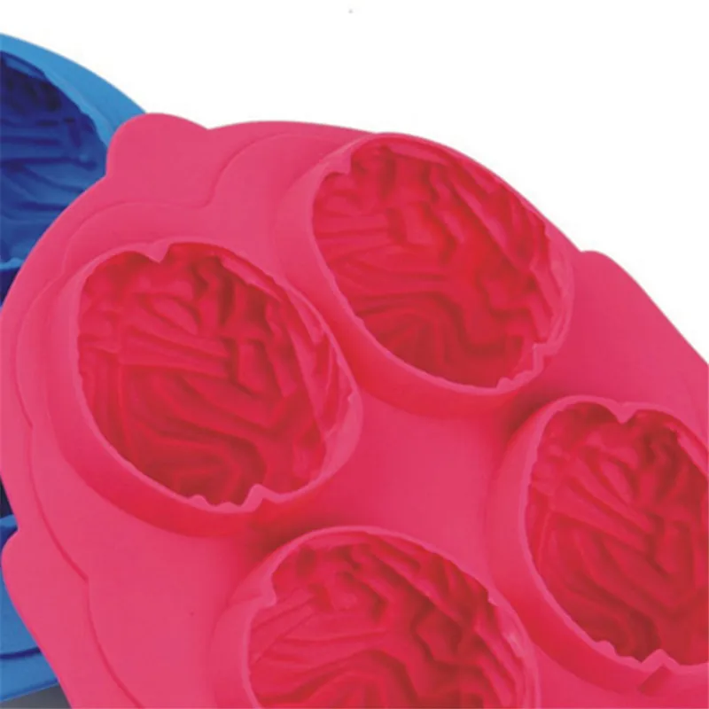 Новинка 3D большой размер круглая форма для замораживания мозга силиконовая