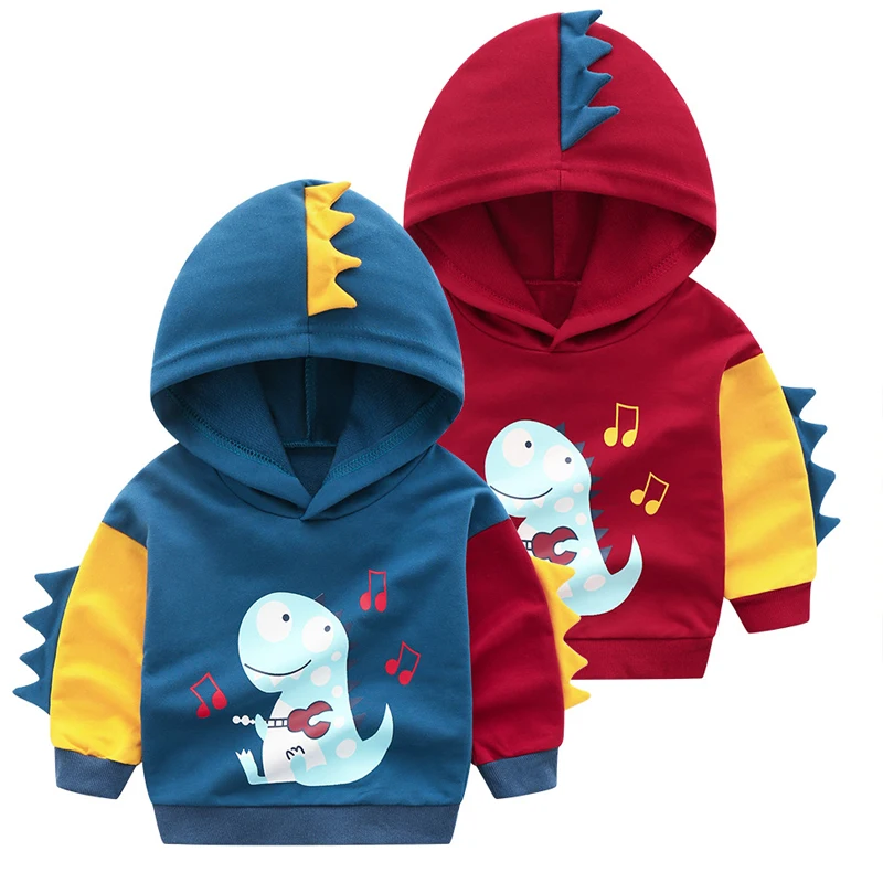 BINIDUCKLING/модные детские толстовки с капюшоном для мальчиков Детская верхняя