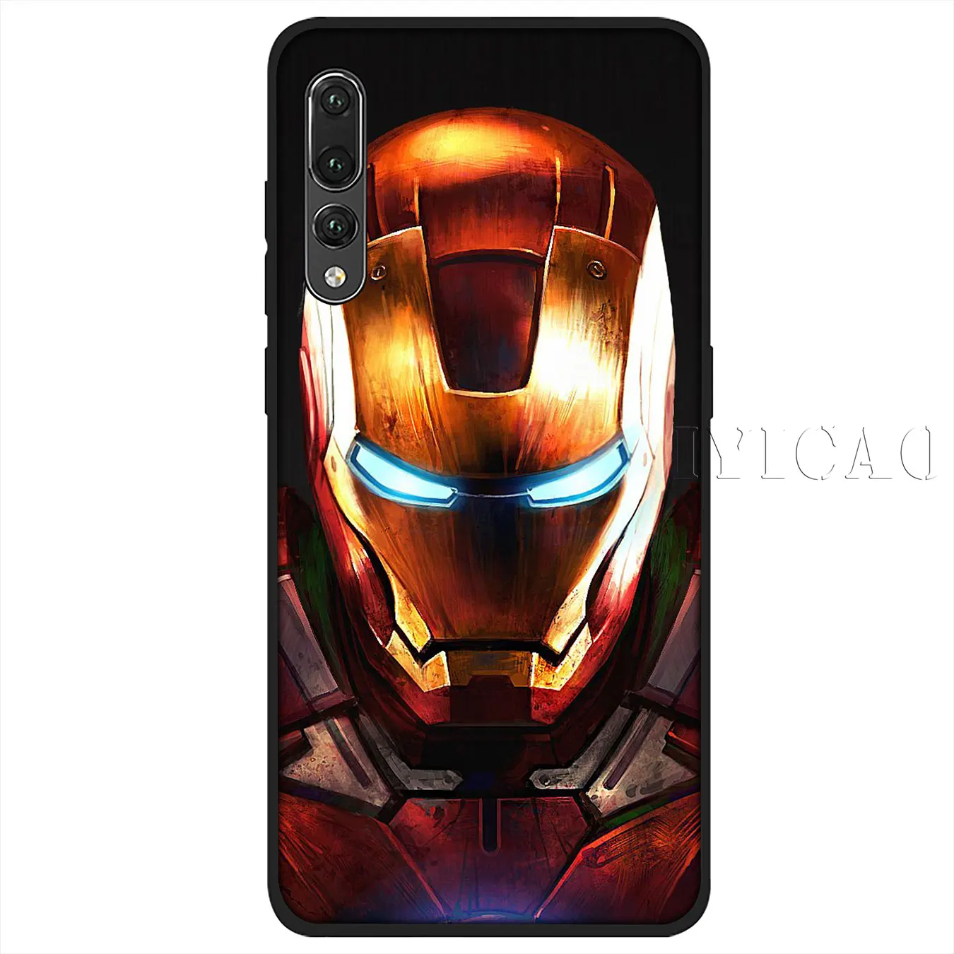 IYICAO Iron Man Marvel Soft Silicone Phone Case for Huawei P30 P20 Pro P10 P9 P8 Lite Mini 2017 2016 2015 P smart Z 2019 Cover |