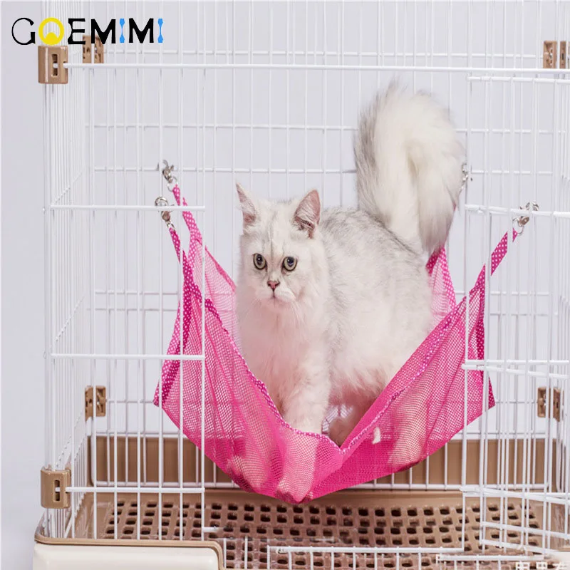 

Breathable Cat Bed Mat Soft Cat Hammock Summer Hammock Pet Healthy Ventilate Hammock Pet For Kitten Cage Bed Cover Cushion