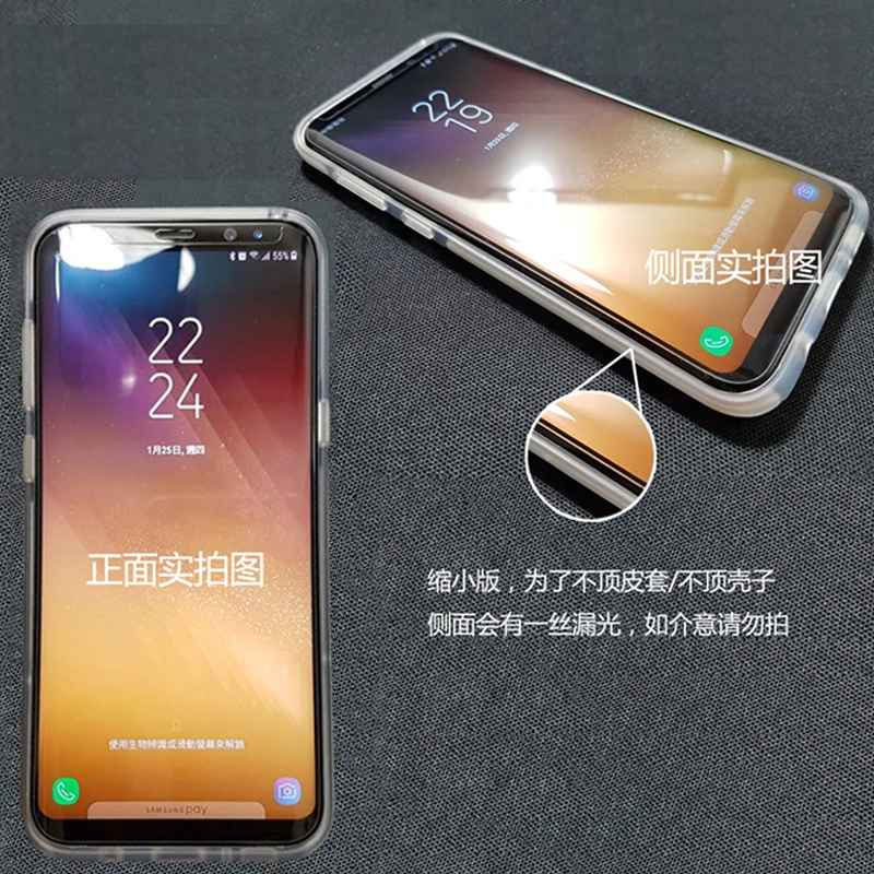 YKSPACE 4 цвета 3D изогнутые прозрачные 9H для экрана из закаленного стекла Samsung Galaxy S8 S9