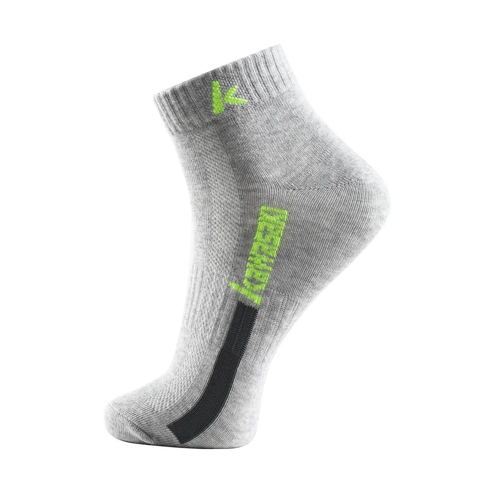 KW51045 Grey Бренд Kawasaki мужские беговые фитнес хлопковые дышащие носки спортивные носки для велоспорта профессиональные мужские футбольные баскетбольные спортивные носки - Цвет: KW51045 Grey
