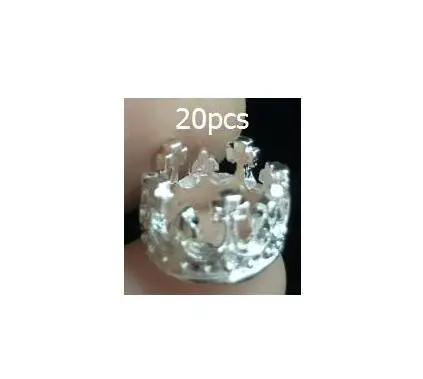 DIY0021-20pc-ScrosSV DIY ювелирные изделия корона аксессуары ручной работы смолы ремесло украшения мини милый король Королевский кулон в виде короны ювелирных изделий подвески - Цвет: DIY0021-20pc-ScrosSV