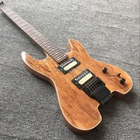 new arriva steinber headless electric guitar portable guitar nature color spalted maple top wholesale