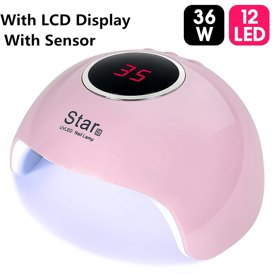 D USB 36w Star5 Star6 36 Вт 72 Вт УФ светодиодный светильник датчик лака для ногтей Сушилка для ногтей отверждение УФ-гель машина лампа для ногтей маникюрные инструменты для ногтей - Цвет: D USB 36w
