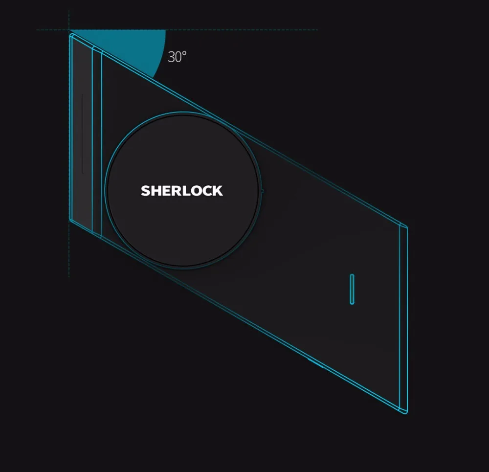 Xiaomi Sherlock M1 умный дверной замок Домашний замок без ключа отпечатков пальцев+ пароль для работы с электронным дверным замком беспроводное приложение Bluetooth