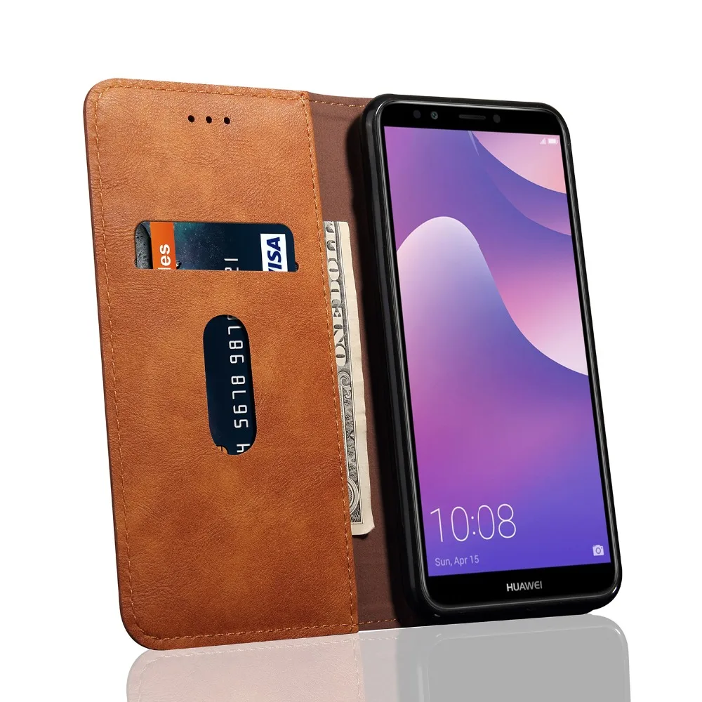 Ретро Классический Стенд кошелек кожаный чехол флип для huawei P30 P20 Lite Pro Honor 8A 10I Y9 8X случае honor 7A Pro с магнитной