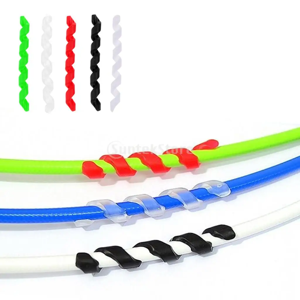 Защитный кожух TPR для велосипедных кабелей спиральный защитный 5 шт. | Спорт и